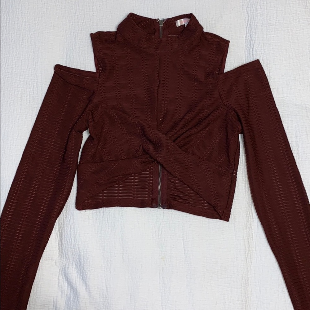 Long Sleeve Crop Top